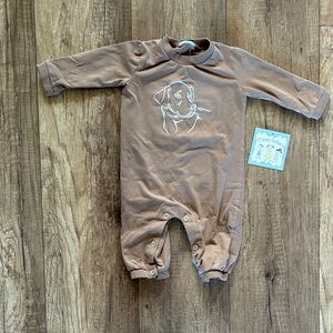 3 Month Embroidered Romper